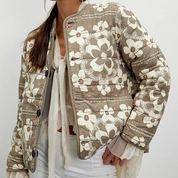 Free People We The Free Zazu Reversible Liner - Picture 1 of 3